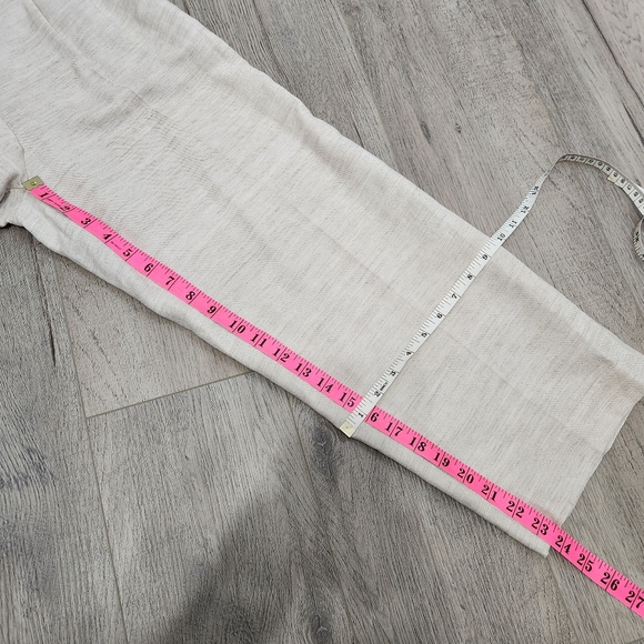 SOLD Aritzia Wilfred Neutral Tan "Effortless Pant" Linen Blend Cropped Size 2 - Picture 16 of 16